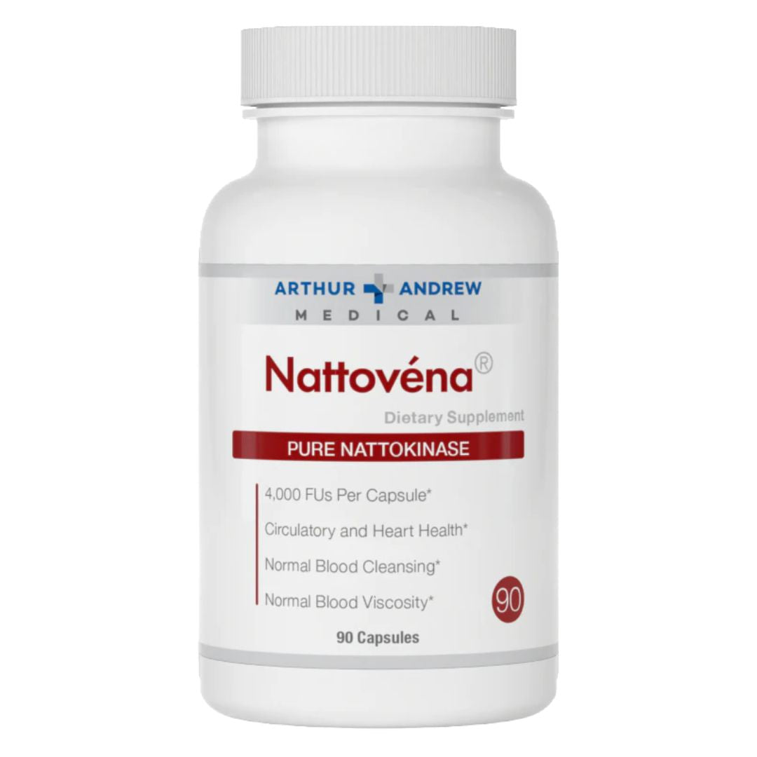 Arthur Andrew Medical, Nattovena, Pure Nattokinase, 200 mg, 90 Capsules Arthur Andrew Medical, Nattovena, Pure Nattokinase, 200 mg, 90 Capsules